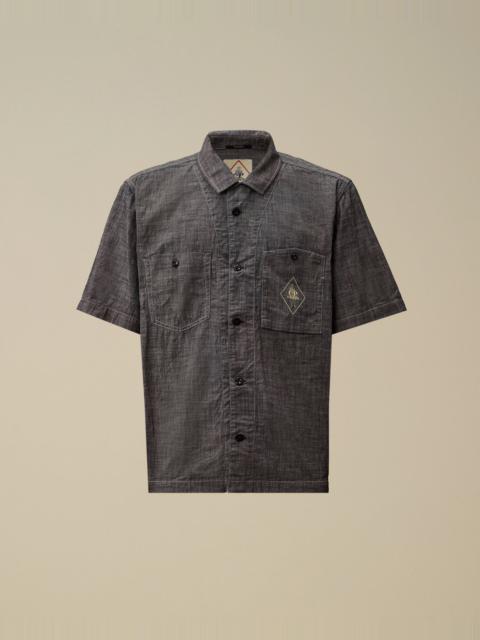 Chambray Short Sleeve Button Shirt