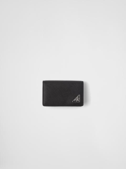 Saffiano leather card holder