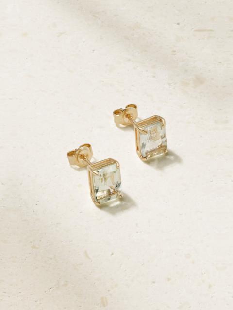 14-karat Gold Amethyst Earrings