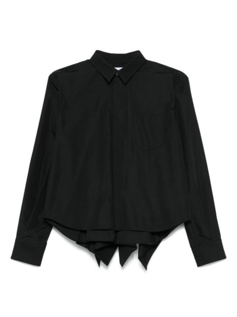 panel-detail shirt
