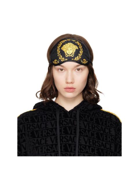 Black & Gold Crete de Fleur Sleep Mask