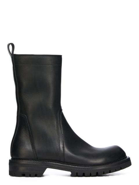 Groppone Leather Boots Black