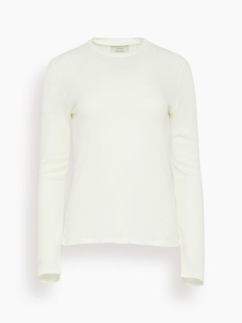 Ortigia Long Sleeve Top in Ivory