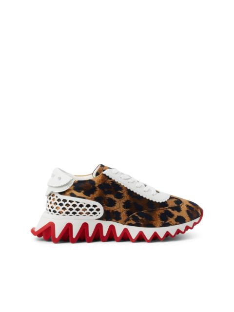 Loubishark leopard-print sneakers
