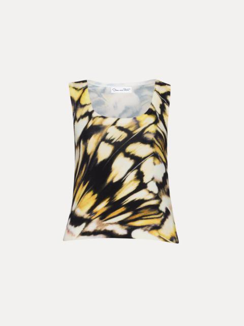 ABSTRACT BUTTERFLY PRINTED TANK