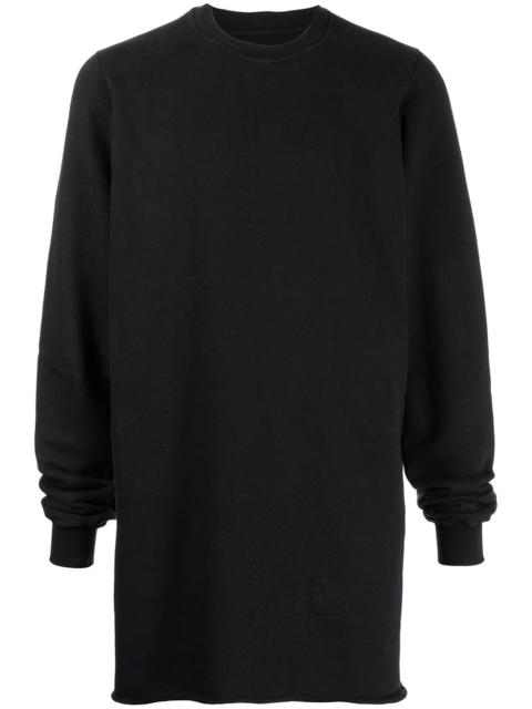 cut-out cotton sweatshirt