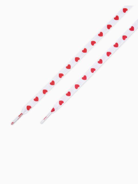 45 Inch Heart Print Laces