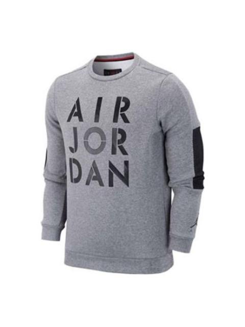Air Jordan Word Mark Long Sleeve 'Grey' CK1355-091