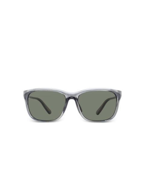 rectangular emblem sunglasses