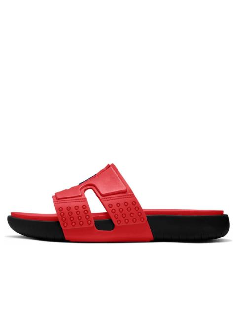 Air Jordan Hydro 8 Colorblock Casual Red Black Slippers 'Red Black' CD2803-604