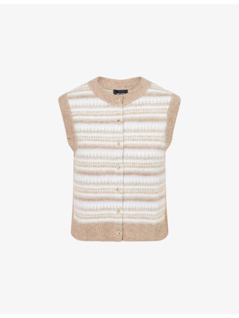 Fairisle Jacquard Wool-Blend Knitted Vest