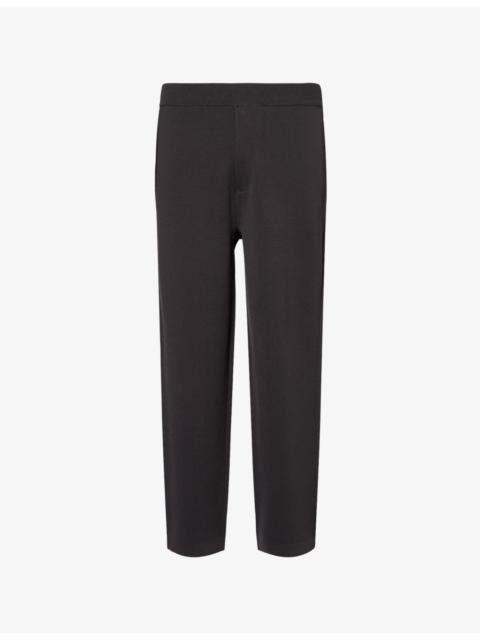 Icon Knitted Stretch-Woven Trousers