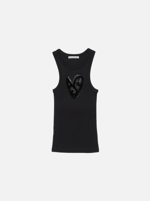 Logo tank top - Black