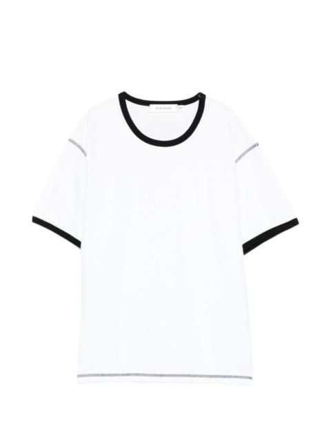 waffle trim T-shirt