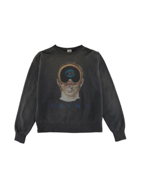 Saint Mxxxxxx Face Sweatshirt Vintage Black