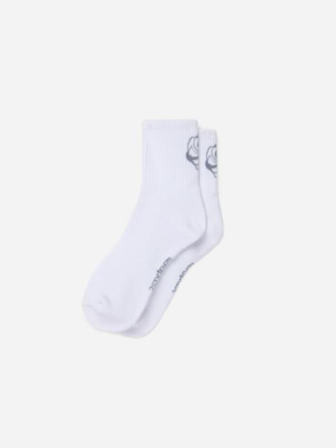Athletic Quarter Sock - White