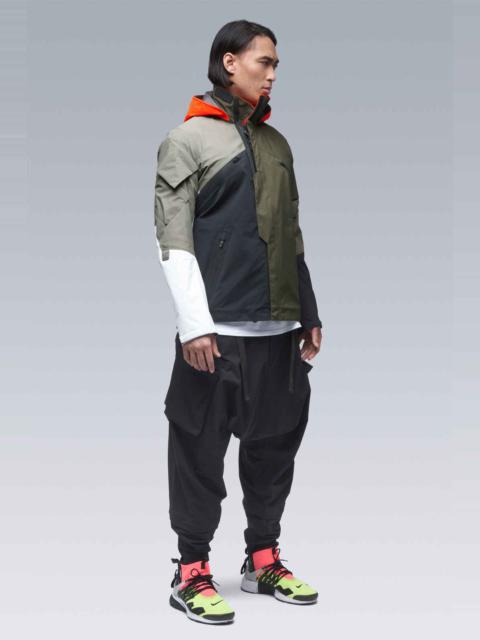 J1B-GT-MULTI Multi RAF Green (2 hoods: RAF Green & Hi-Vis Orange)