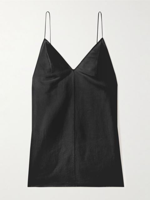 Talsie silk-organza tank Black