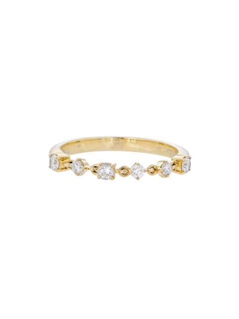 LAB-Created Diamond Chain Ring