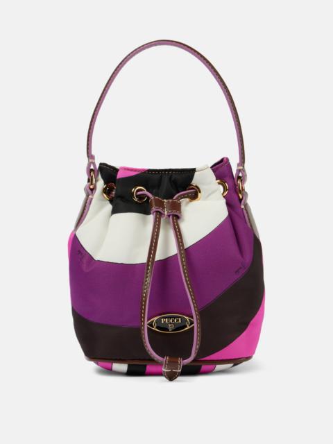 Yummy Iride canvas bucket bag