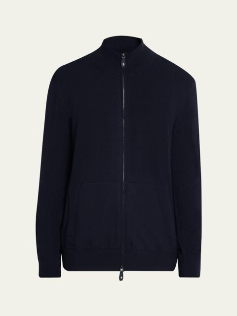Men's Tyton Wool Knit Bomber Jacket