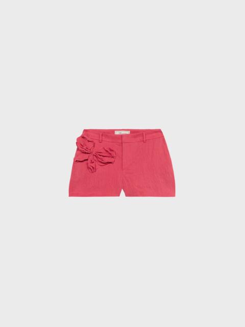 GABARDINE SHORTS WITH BUTTERFLY