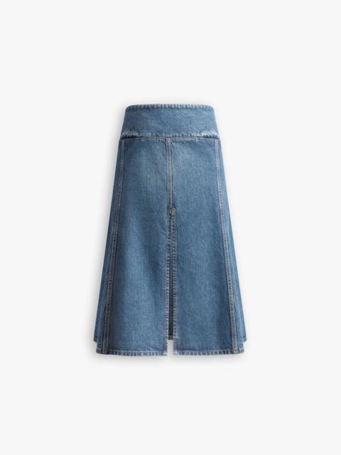 DENIM SLIT SKIRT