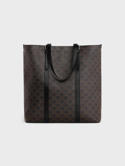 CABAS WITH BUCKLE in TRIOMPHE CANVAS AND CALFSKIN