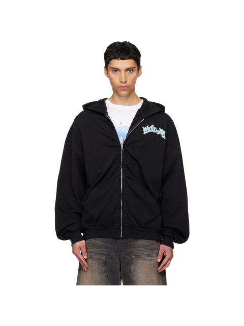 Black Angel Rock Zip-Up Hoodie