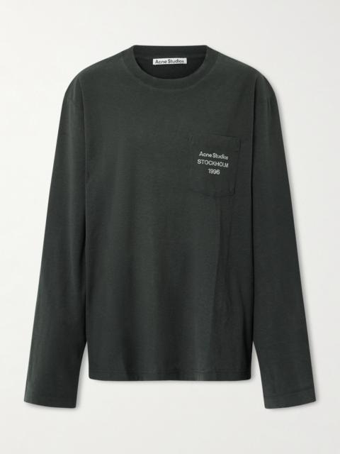 Printed Organic Cotton And Hemp-blend Jersey T-shirt