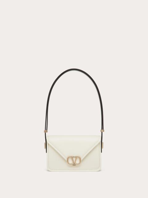 SMALL VALENTINO GARAVANI SHOULDER LETTER BAG IN SMOOTH CALFSKIN