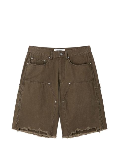 frayed carpenter shorts