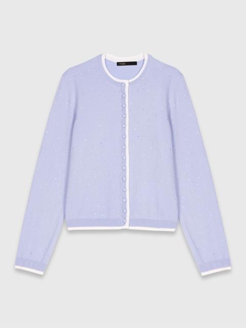 Knit embellished cardigan