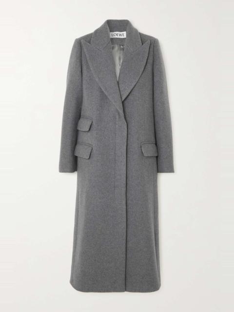 Mélange wool coat