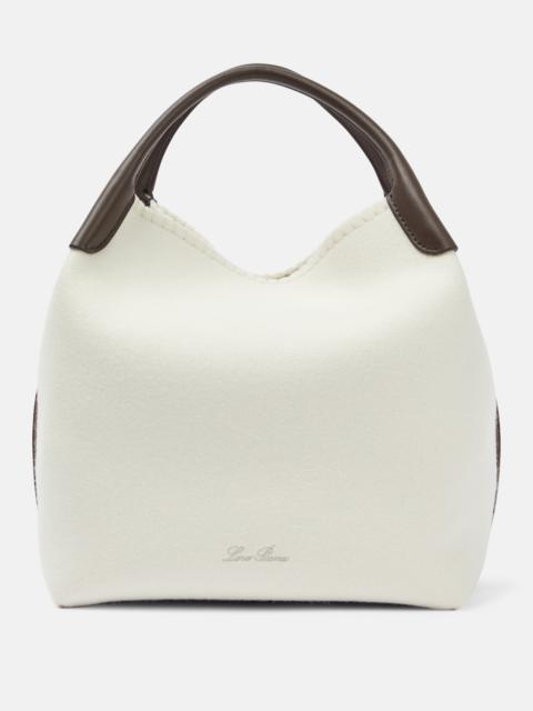 Bale Large leather-trimmed bucket bag
