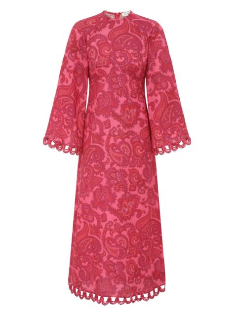 STARDUST LONG SLEEVE MIDI