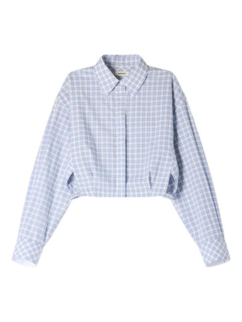 check-pattern shirt