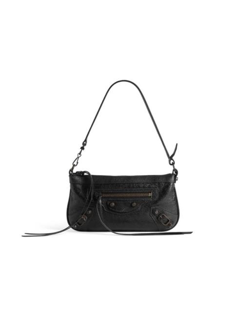 Women's Le City Pouch On Strap in Black
