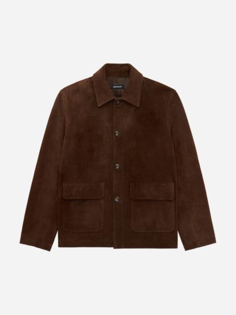 Work Jacket - Chocolate Suede