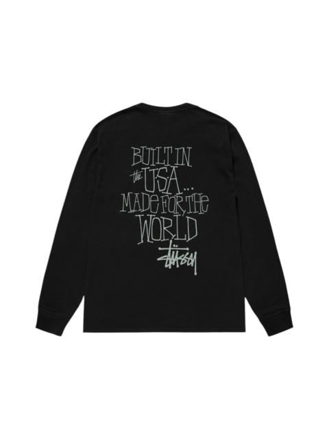 Stussy Built In USA Pigment Dyed Ls Tee Black