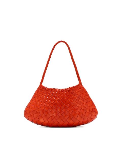 Rosanna woven-leather shoulder bag