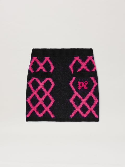 MONOGRAM ARGYLE Mini Skirt