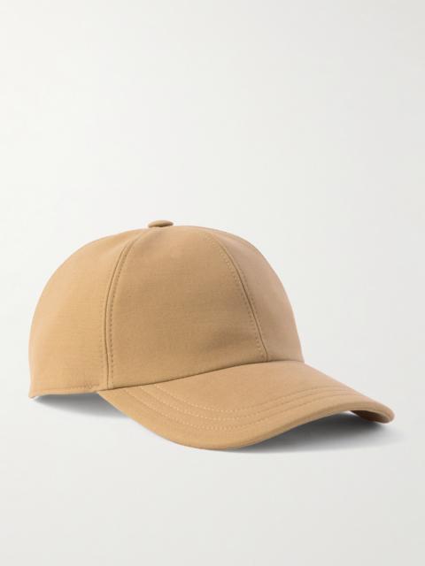 Caspian Cotton And Cashmere-blend Baseball Cap