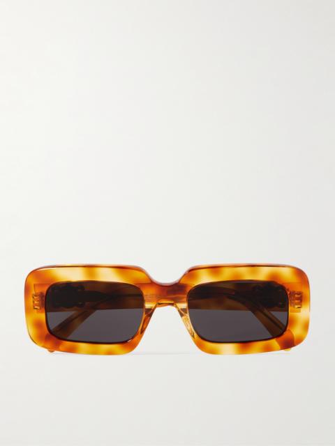 Triomphe Oversized Square-frame Tortoiseshell Acetate Sunglasses