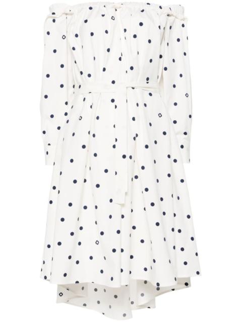 maje off shoulder dress