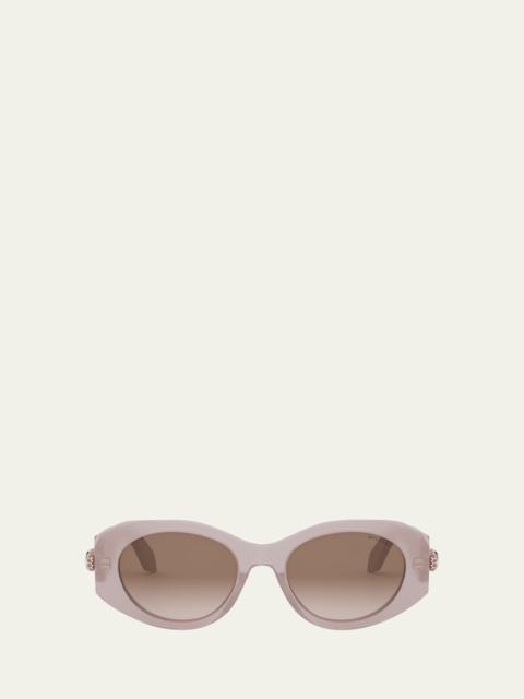 Serpenti Oval Sunglasses