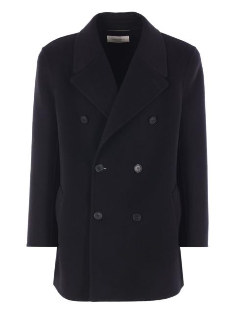 double-breasted coat