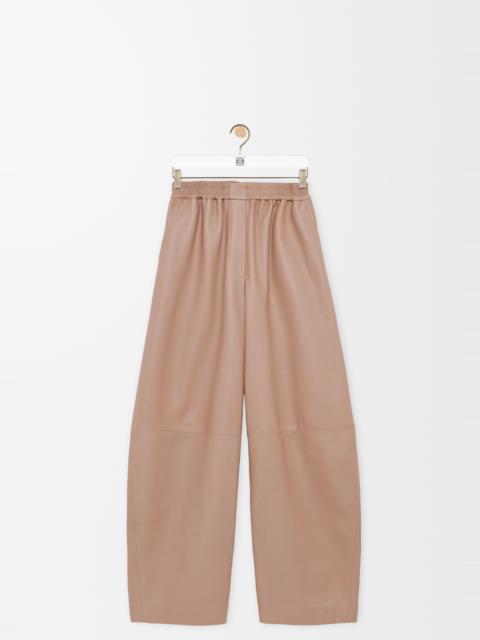 Barrel trousers in nappa lambskin