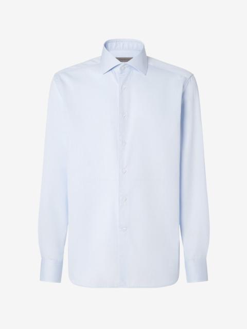 Light blue cotton twill shirt