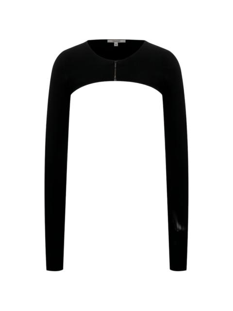 zip front knitwear